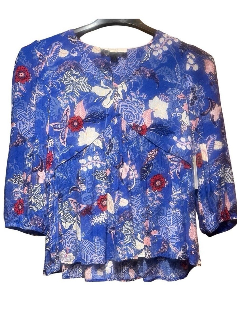 NWT $69 Nurture by Westbound Petites – Petite Medium – Boho Empire Waist Top